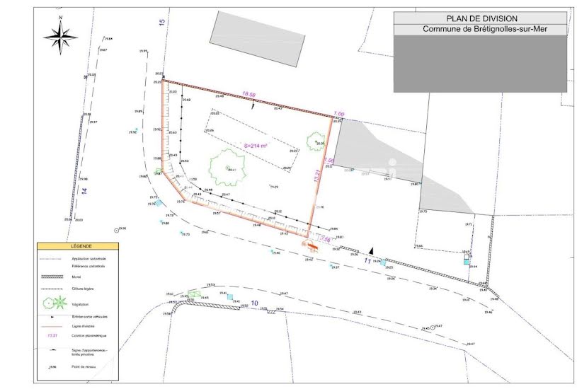  Vente Terrain à bâtir - 214m² à Brétignolles-sur-Mer (85470) 