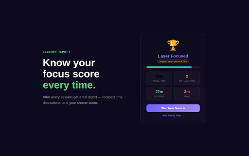 FocusTab screenshot 3