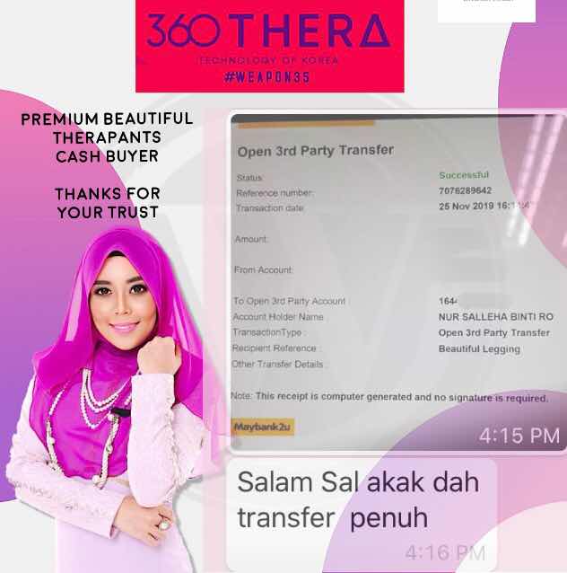 premium beautiful therapants minkaffe maharani cyberjaya
