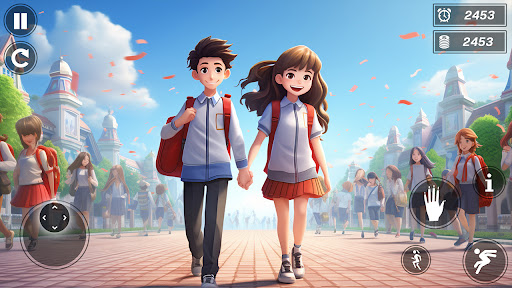 Screenshot Anime Love Life: School Games