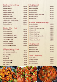 Celebration Restaurant menu 2