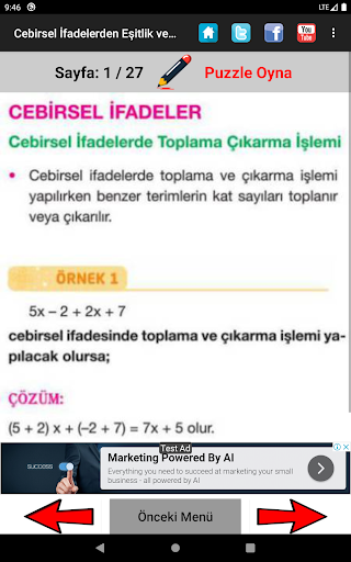 7. Sınıf Tüm Dersler İnternetsiz Testler, Konular