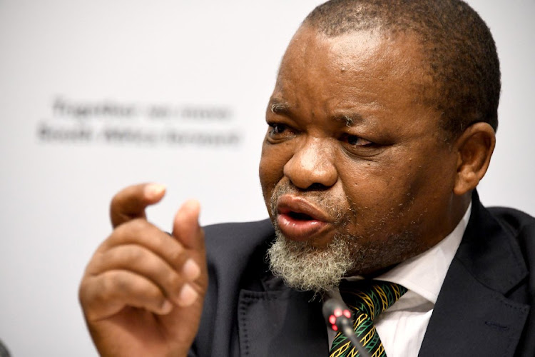 Mineral Resources and Energy Minister Gwede Mantashe.