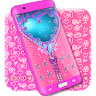 Girly lock screen zipper icon