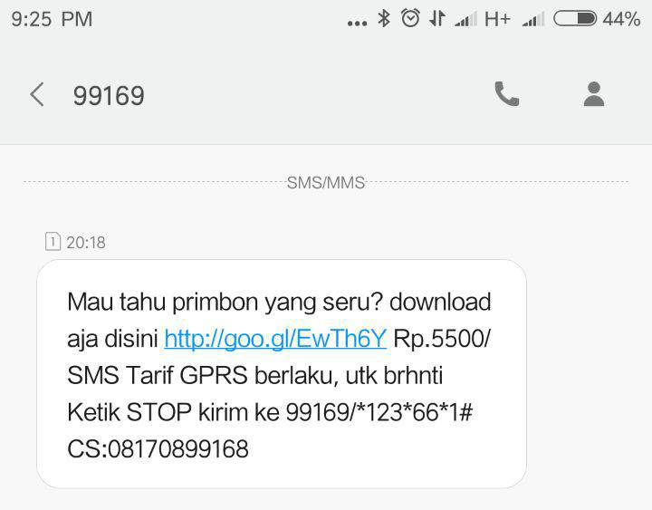 Tips Cara Unreg Sms Penyedot Pulsa Operator 2017 Fajar Mukharom