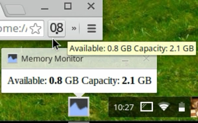 Memory Monitor chrome extension