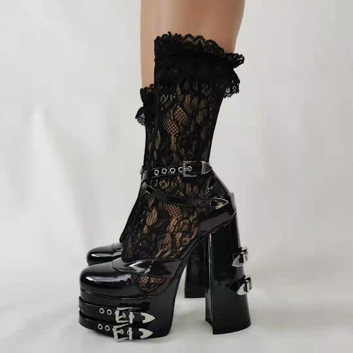 Title 5, Womens Super High Heel Waterproof Platform San...