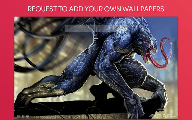 Venom Wallpaper HD Custom New Tab