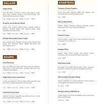 Matiur Mangar menu 1