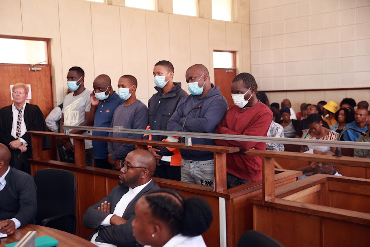 The six suspects appearing at the Carletonville Magistrates Court facing charges of fraud, possession of ammunition, possession of drugs, money laundering, contravention of the Immigration Act and contravention of the Precious Metals Act.