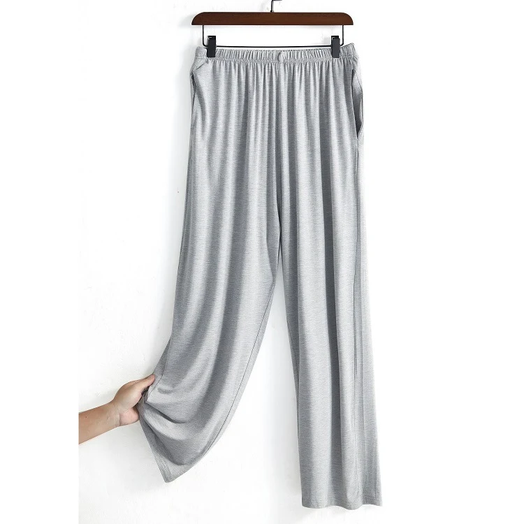 Pantalon de détente homme fin grande taille, pantalon de pyjama ample et confortable, idéal pour se relaxer à la maison et profiter d'un confort optimal.