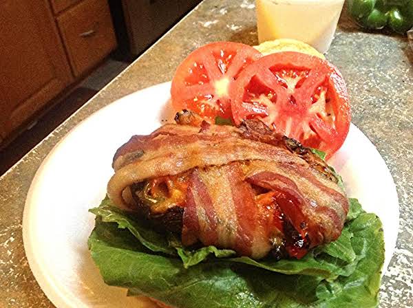 Bacon Wrapped Oven Baked Portobella Mushrooms image