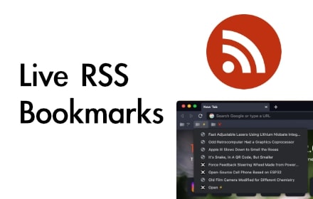 Live RSS Bookmarks small promo image