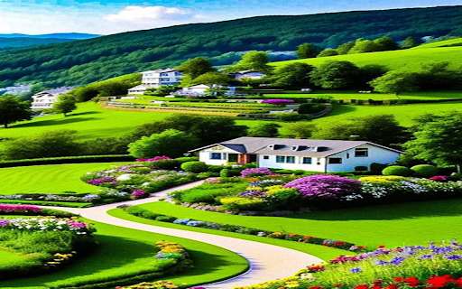 House on the hill wallpaper screenshot 1
