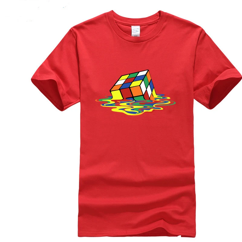 Round Neck Printed Half-Sleeved Men's Short-Sleeved T-Shirt