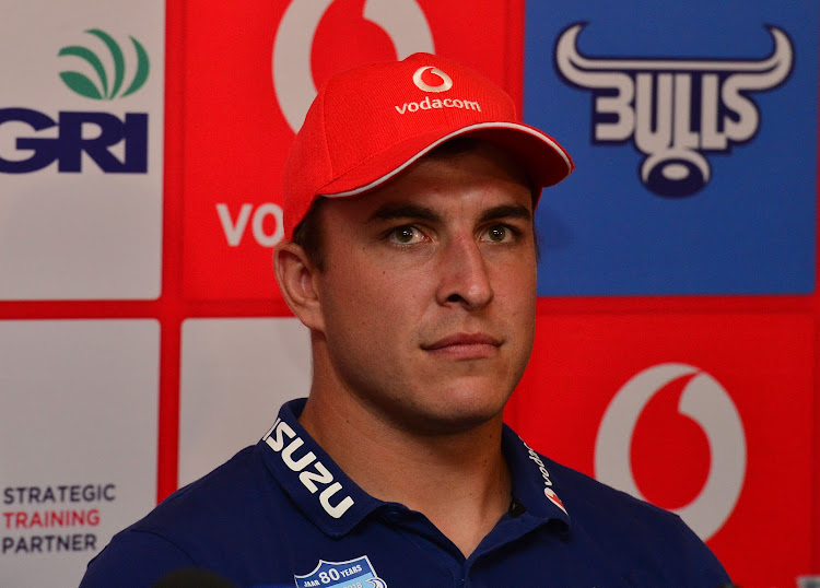 The Vodacom Blue Bulls captain Burger Odendaal speaks to the media during the Super Rugby training session and press conference at Loftus Field, Pretoria on 19 April 2018.