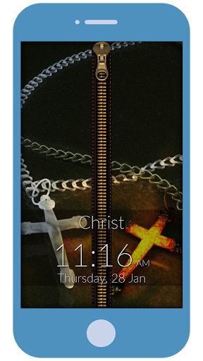 Christian Zipper Lock Screen