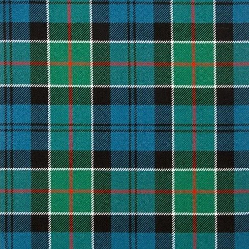 The modern shown here is the main tartan for the Colquhoun Clan. If you are concerned that the colors are too strong, we have the less traditional version, which is nearly the same in popularity. Colquhoun Tartan is available in all Tartan Accessory.