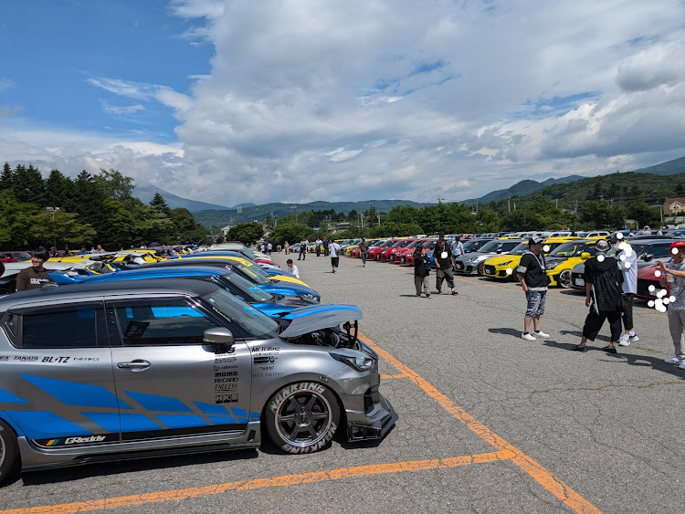 スイフトスポーツの軽井沢ミーティング・ALL SWIFT MEETING・熱中症に気をつけて!!・winmax・リザルトジャパンに関するカスタム事例の投稿画像5枚目
