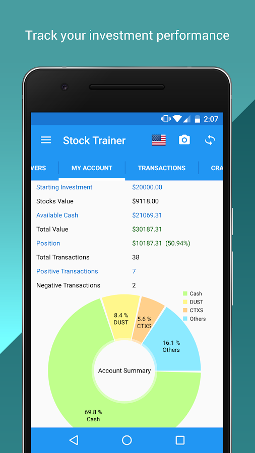 education virtual stock market app ipad