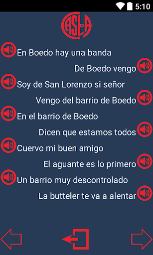 Canciones San Lorenzo