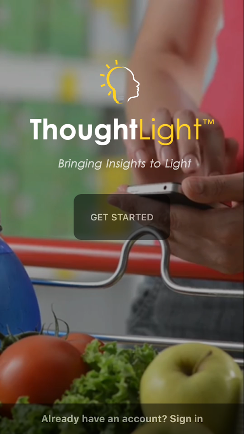 Android application ThoughtLight screenshort