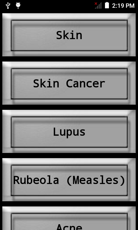 Android application Skin Disease Treatment screenshort