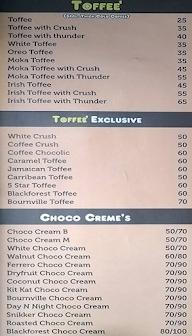 Cafe Creamy Nuts menu 4