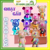 Quạt Gấu Bearbrick Quạt Mini Để Bàn Cầm Tay Siêu Dễ Thương Có Cổng Sạc Usb Thiết Kế Nhỏ Gọn - Bố Khủng Long