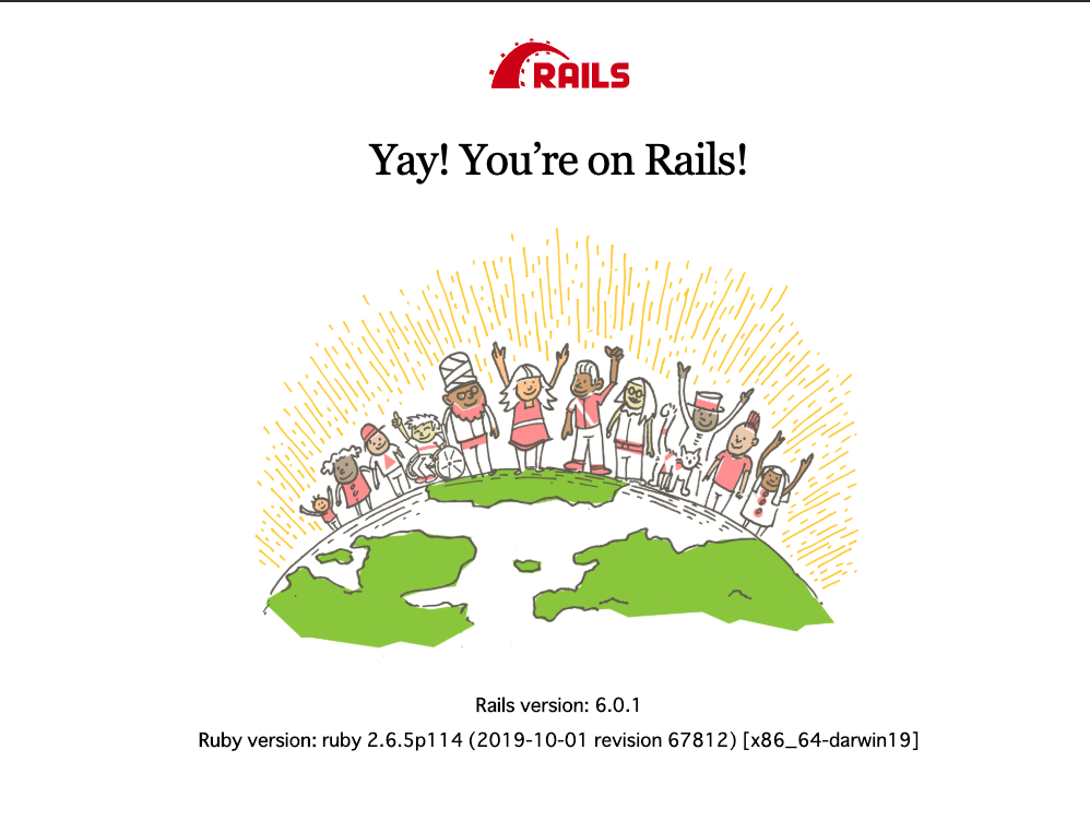 Yay! You’re on Rails