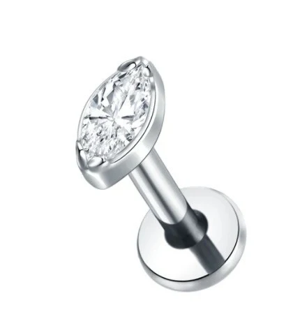 Title 11, Crown oorknopjes van puur titanium met interne ...