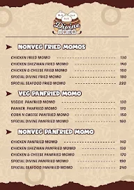 Divine Momo menu 1