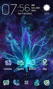 Smoky Color Parallax Go Launcher Theme(圖2)-速報App