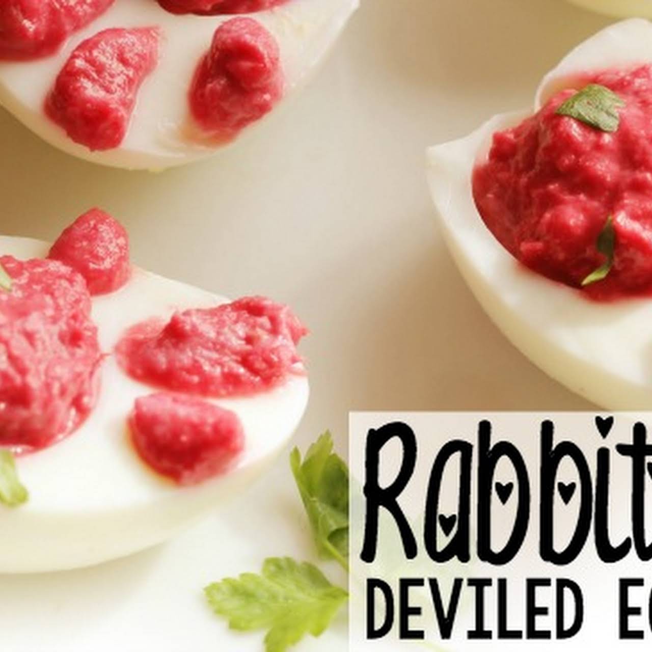 Rabbits Foot Deviled Eggs