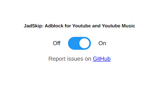 JadSkip: Adblock for Youtube / Youtube Music