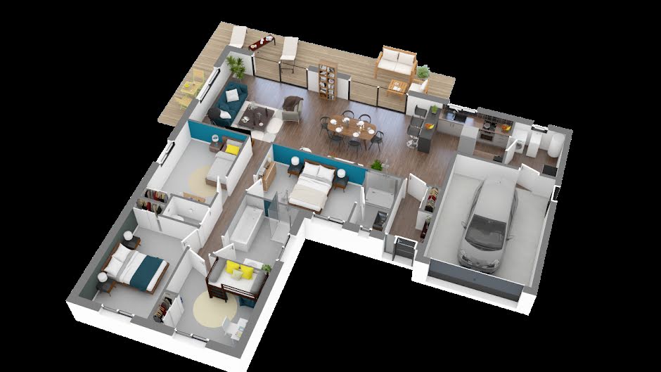 Vente maison neuve 5 pièces 121.31 m² à Esches (60110), 325 000 €