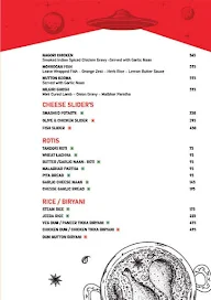 The Flying Saucer menu 8