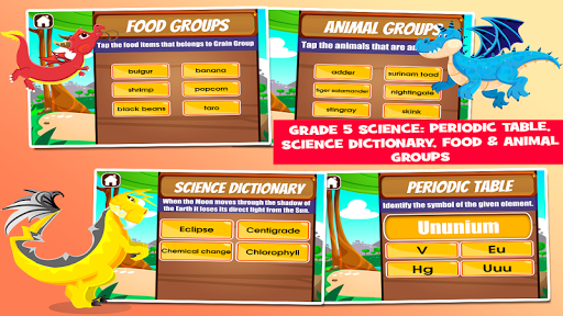 Screenshot 5th Grade Education Games