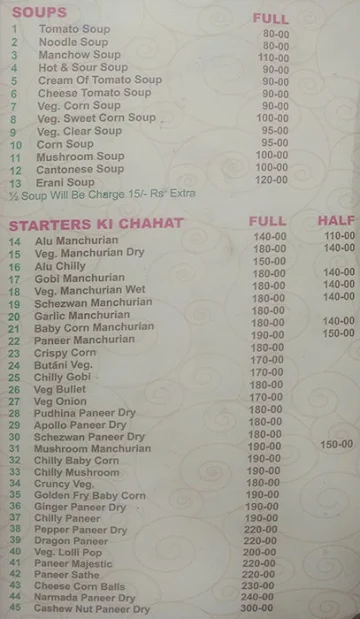 Santosh Plus Family Dhaba menu 