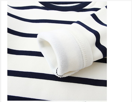 Title 4, Striped black and white childrens pullover swe...