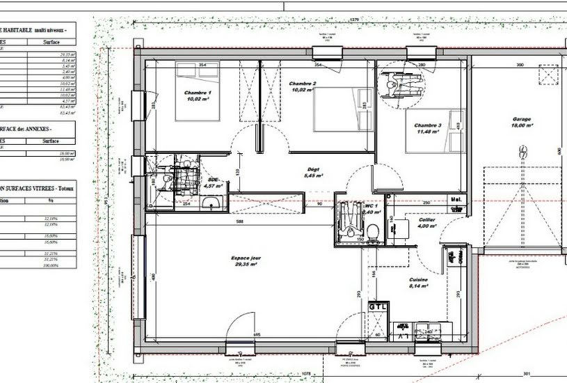  Vente Terrain + Maison - Terrain : 798m² - Maison : 85m² à Meursac (17120) 