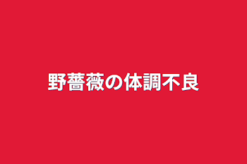 「野薔薇の体調不良」のメインビジュアル