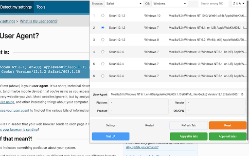User-Agent Switcher Pro