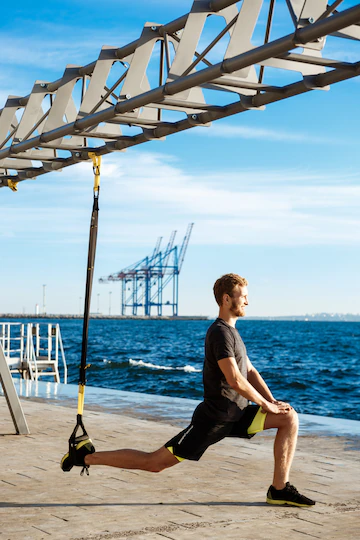 Cvičení s TRX na workoutových hřištích