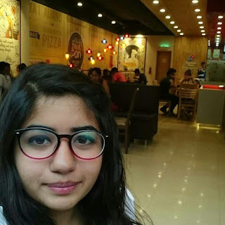 Aarushi at Domino's Pizza, Janakpuri,  photos