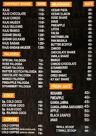 New Janta Ice Cream menu 3