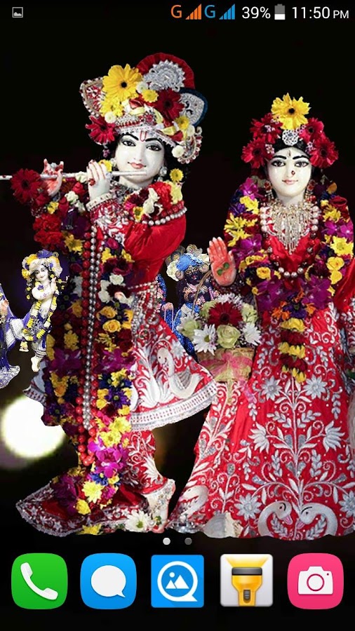 4D Radha Krishna Murti Darshan Live Wallpaper - Android ...