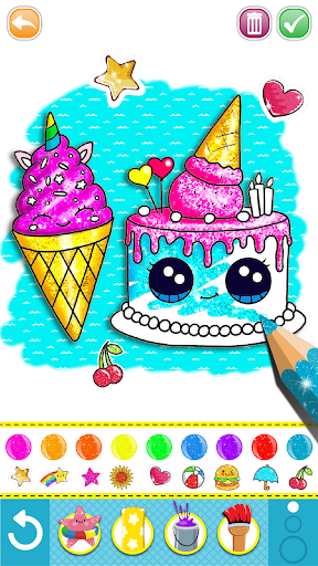 Screenshot Mermaid coloring for kids