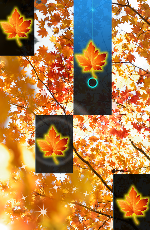 Autumn Piano Fall Tiles : Leaf Trees Wind Gameのおすすめ画像2