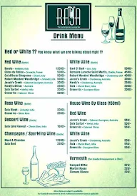 Raya Bar & Lounge By Pipal Tree menu 1